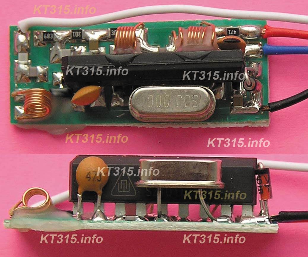Конвертер FM-УКВ на TA7358, LA1185 с внешним усилителем на C9018 и кварцем