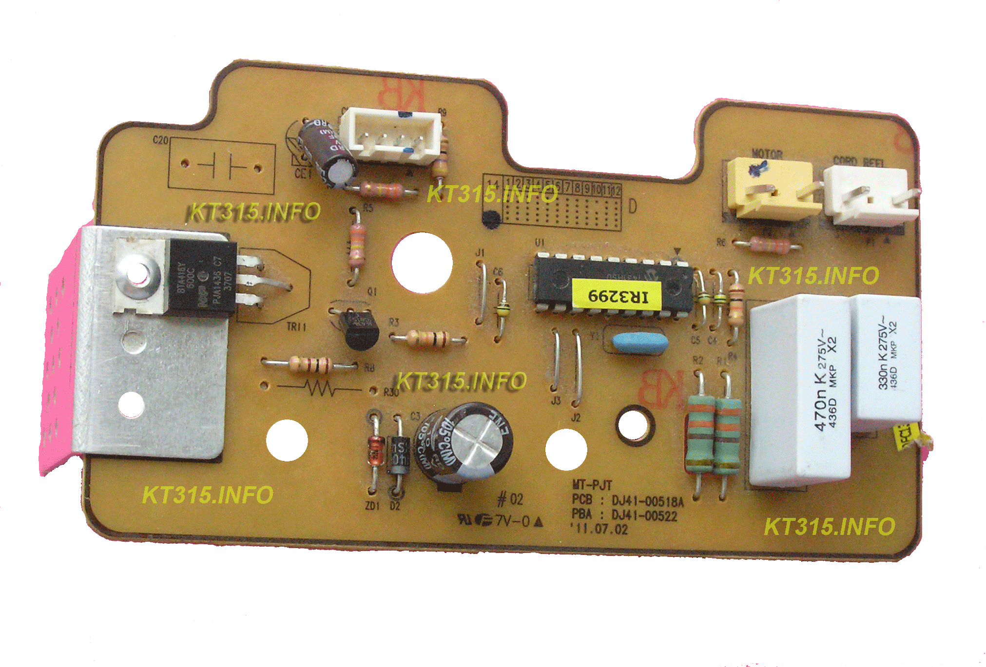 Плата управления для пылесосов Samsung DJ41-00413 A (00452) - kt315.info