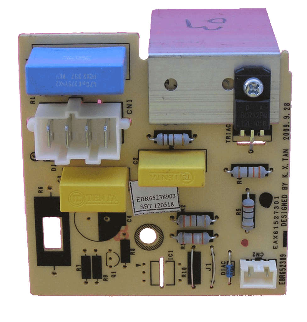 Плата управления пылесоса LG VK70461RC (EBR65238903) - kt315.info