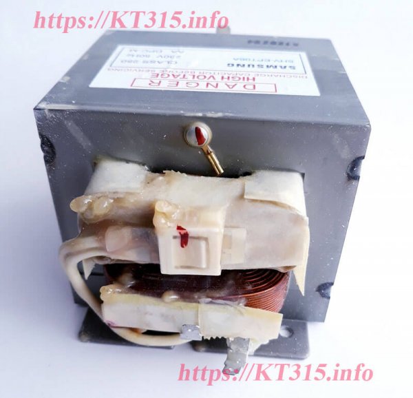 Трансформатор силовой для микроволновки SHV-EPT06A Samsung DE26-00160A — изображение 5