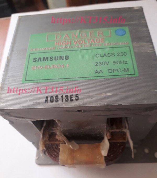 Трансформатор СВЧ печи Samsung