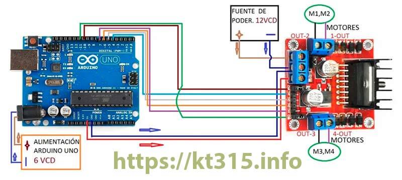 Драйвер шагового двигателя L298N Arduino 4 Драйвер шагового двигателя L298N Arduino — изображение 4