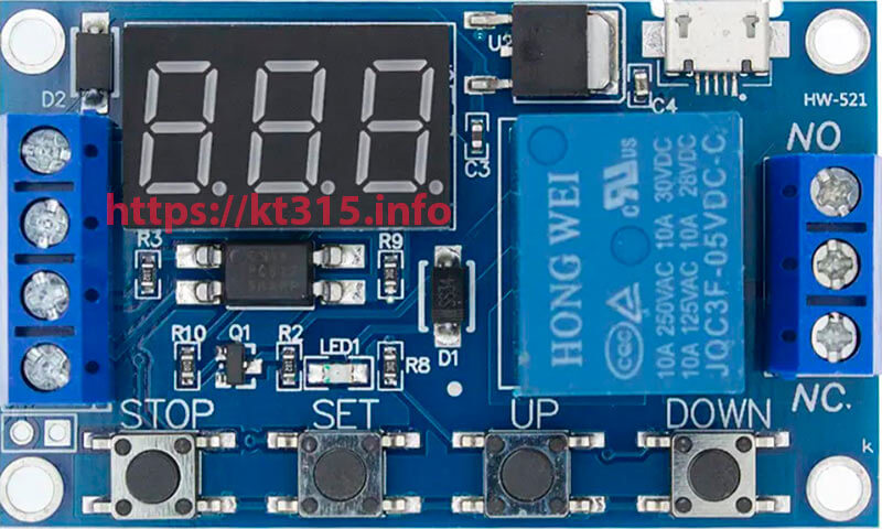 Программируемый модуль реле времени 0-999 мин 3 Программируемый модуль реле времени 0-999 мин