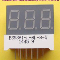 Семисегментный индикатор E30361-L-BL-8-W Семисегментный индикатор E30361-L-BL-8-W