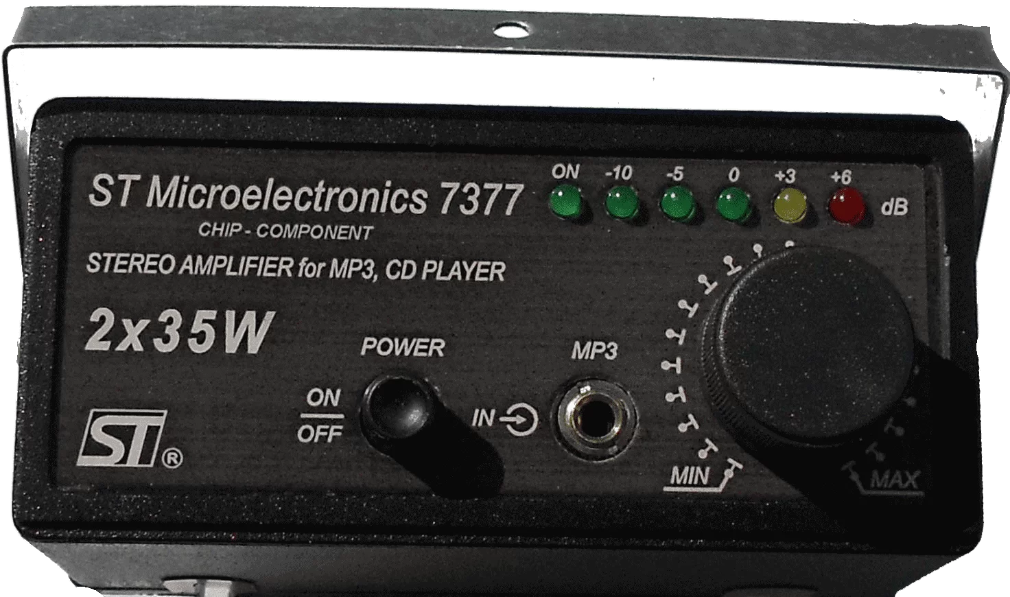 Усилитель авто стерео 2 х 35 Вт с индикацией