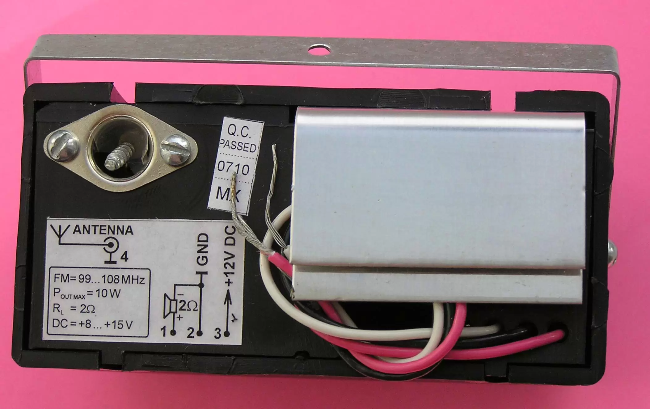 Автомобильный FM радиоприемник моно SONY-1191M 20W — изображение 4