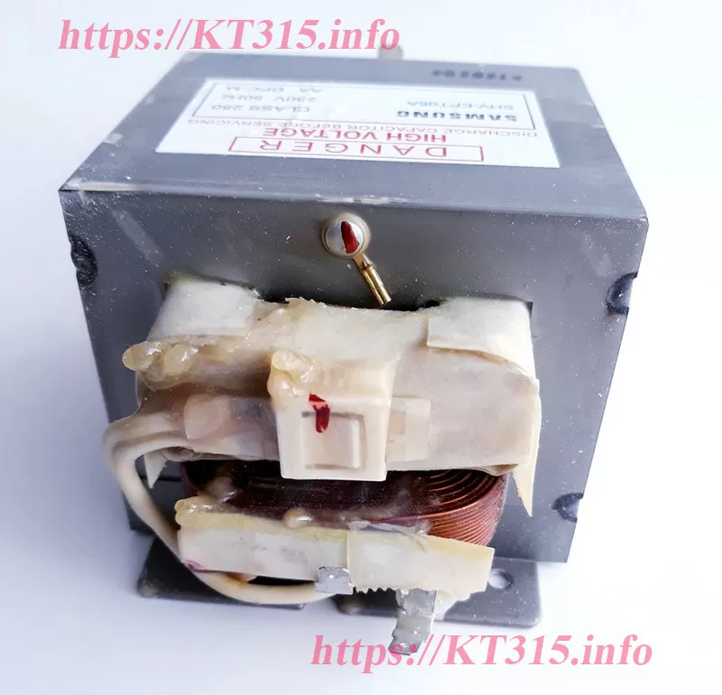 Трансформатор силовой для микроволновки SHV-EPT06A Samsung DE26-00160A — изображение 5