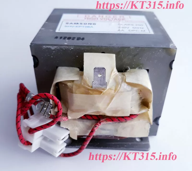 Трансформатор силовой для микроволновки SHV-EPT06A Samsung DE26-00160A — изображение 6