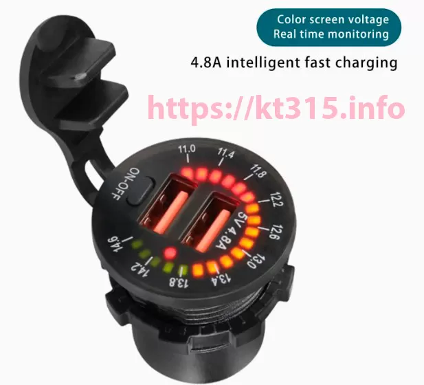 Автомобильное зарядное устройство с вольтметром — изображение 2