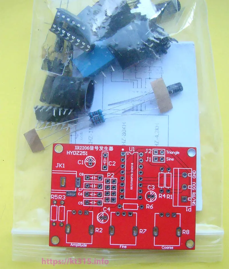 Генератор сигналов на базе XR2206 КИТ — изображение 3